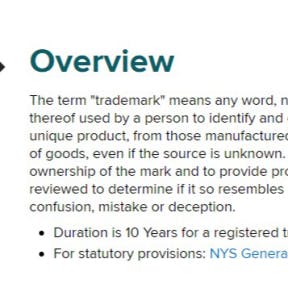 Consider registering a trademark with the state.