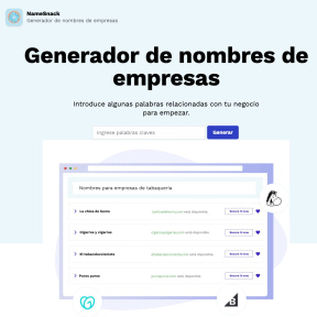 Nombra a tu negocio.