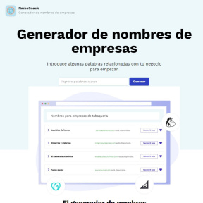 Nombra a tu negocio.