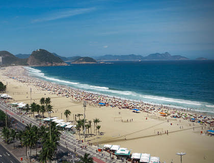 Vista de Copacabana, bairro carioca