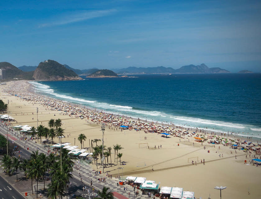 Vista de Copacabana, bairro carioca