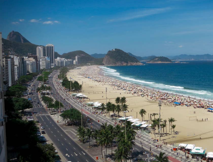Vista de Copacabana, bairro carioca