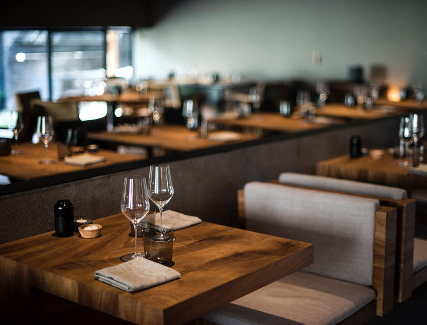 Interior de um restaurante paulista