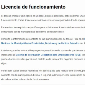 Obtén la licencia de funcionamiento para tu negocio.