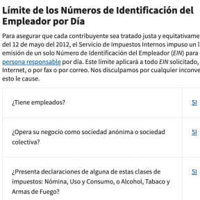 Obtén un Número de Identificación de Empleador (EIN).