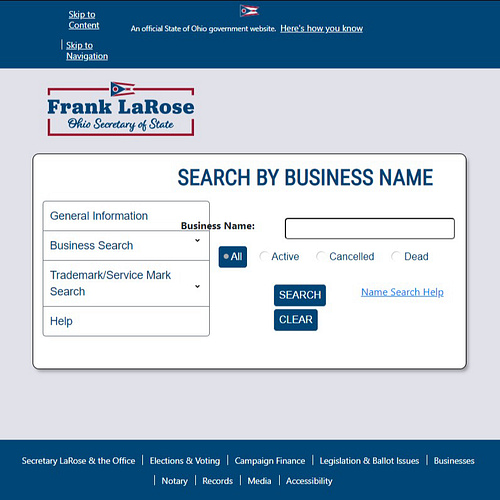 Ohio business search
