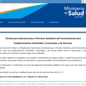 Permiso Sanitario de Funcionamiento.