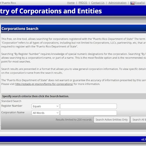 How to Do a Puerto Rico Business Search: