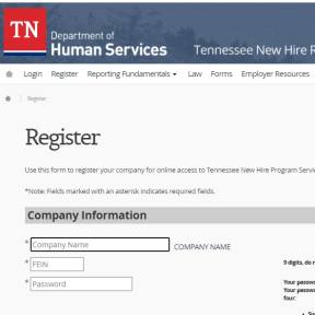 Report employees to the state.