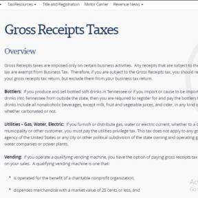 Register for gross receipts tax.