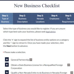 Register your business in Nevada.