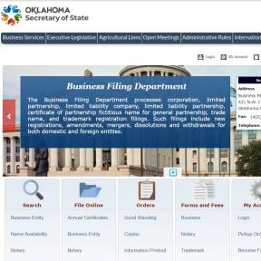 Register your business in Oklahoma.