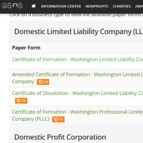 Registra a tu negocio en Washington.
