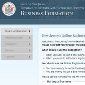 Registra tu negocio en Nueva Jersey.