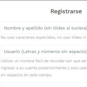 Registra tu empresa.