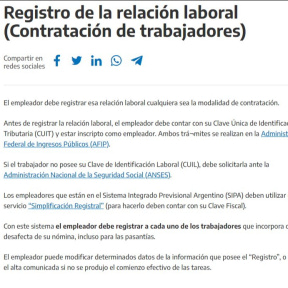 Regístrate ante la seguridad social.