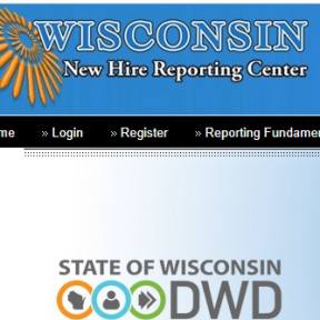Go to the Wisconsin New Hire Reporting Center website.
