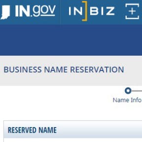 Reserve the name.