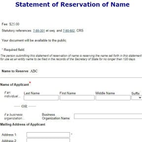 Reserve your business's name.
