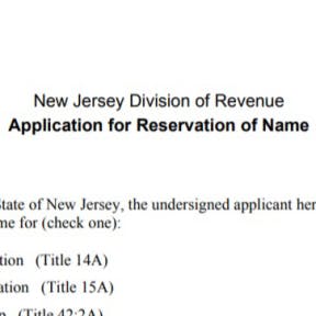 Reserve your business name.