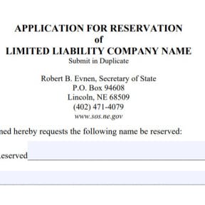 Reserve your business name.