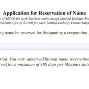 Reserve your business name.