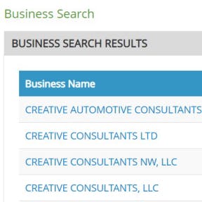 Review the search results.