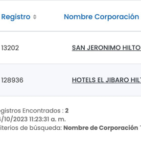 Revisa los resultados de la búsqueda.