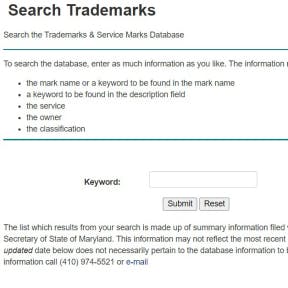 Perform trademark searches.