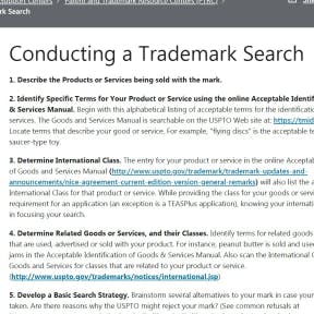 Check if the names are trademarked.