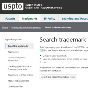 Check the USPTO's database.