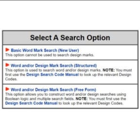 Select your search option.