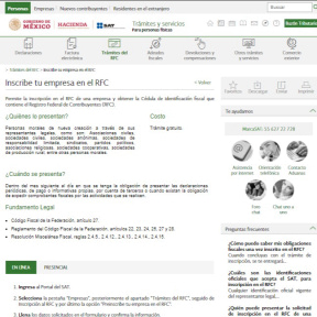 Servicio de Administración Tributaria.