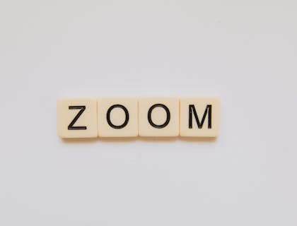 A short word made from Scrabble tiles.