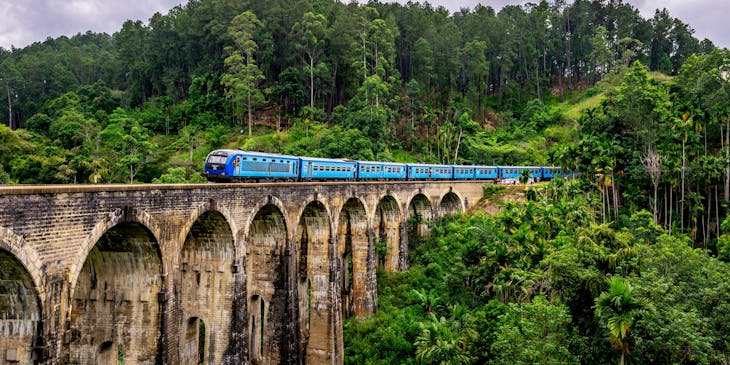 The Nine Arches Bridge in Sri Lanka.