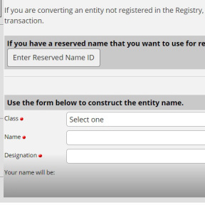 Start the online registration process.