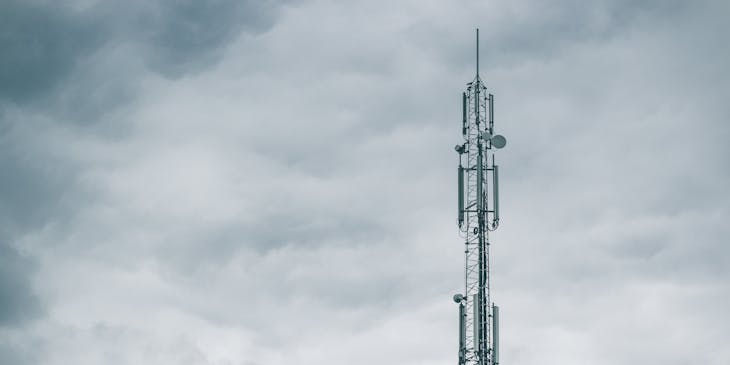 Telecommunication tower.