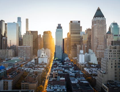 A traditional view of city scape.