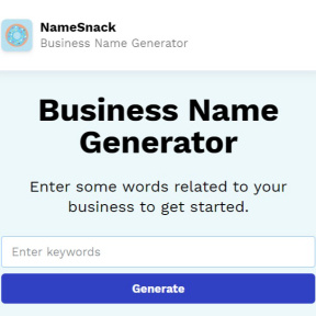 Use a name generator.