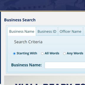 Use the Mississippi SOS online business search tool.