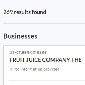 View the search results.