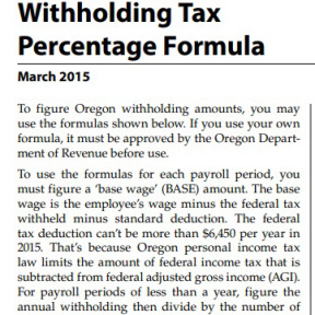Withhold tax from employee wages.