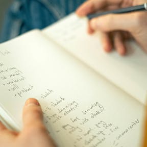 Read through the list.