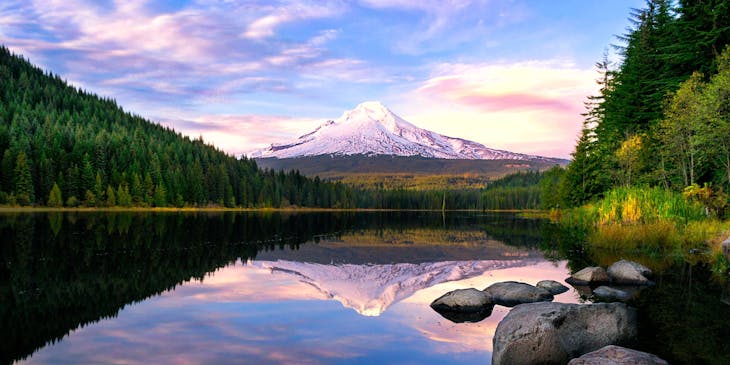 Trillium Lake in Oregon