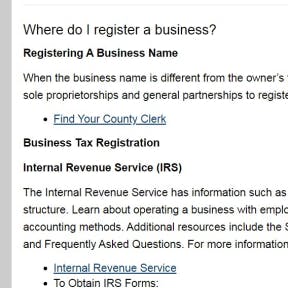 Registra el nombre oficialmente.