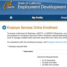 Regístrate en el Departamento de Desarrollo del Empleo (EDD).
