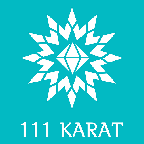 Ein Logo für ein Juweliergeschäft namens 111 Karat.