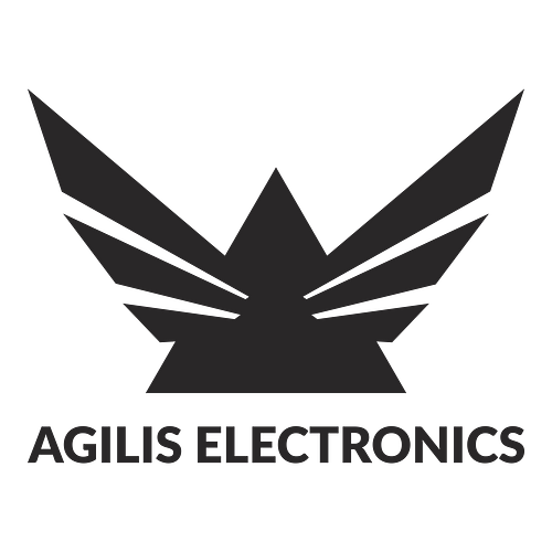Electronics logo for a business called Agilis Electronics.