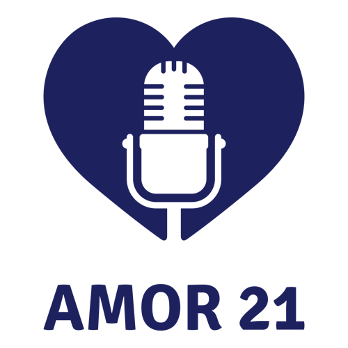 Logo para podcast llamado Amor 21.