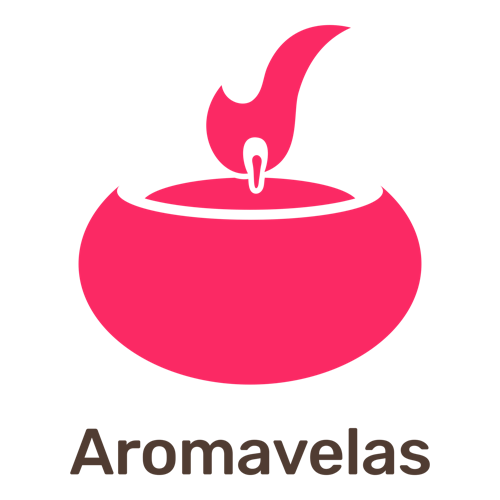 Logo para velas de una empresa llamada Aromavelas.
